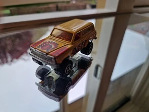 1984 Majorette Jeep Cherokee Big Chief 4x4 No 236 Red Interior & Dog - Picture 1 of 10