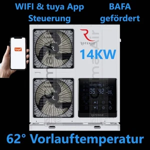 Wärmepumpe Monoblock Rotenso Windmi 14KW BAFA Wifi A+++, 62° Vorlauftemperatur - Bild 1 von 14