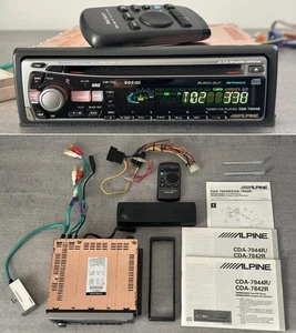 ALPINE CDA-7944R vintage FLAGSHIP CD-tuner head unit in MINT condition - Bild 1 von 24