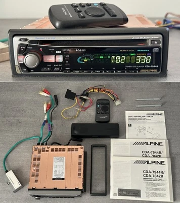 ALPINE CDA-7944R vintage FLAGSHIP CD-tuner head unit in MINT condition - Bild 1 von 4