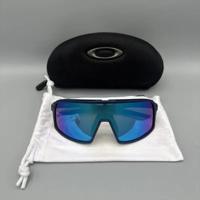 Gafas de sol Oakley Sutro S lente Prizm marco azul EE. UU. L OO9462-0228 con estuche + bolsa Foto 1 de 4
