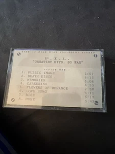 Public Image Limited PiL Greatest Hits So Cassette Promo  - Picture 1 of 3