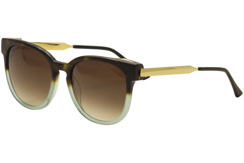Gafas de sol para mujer Thierry Lasry Neuroty 962 tortuga/verde/dorado de moda 55 mm Foto 1 de 4