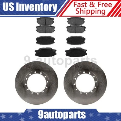 Задние дисковые тормозные диски + тормозные колодки для Mitsubishi Fuso FE 1996 - 2003 2004 годов выпуска - Изображение 1 из 4