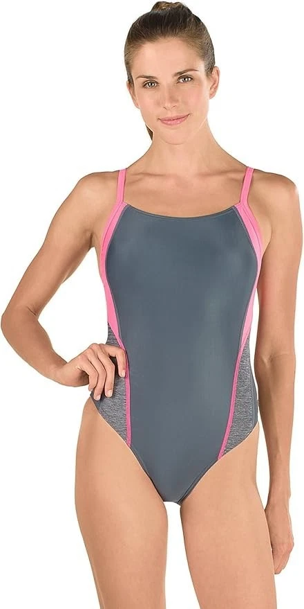 Speedo Women's Swimsuit One Piece Prolt Flyback Solid Adult Team Colors Sz 28