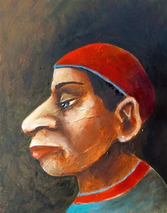 KUNST GEMÄLDE ORIGINAL ÖL Leinwand MODERN ZEITGENÖSSISCH VON PRONKIN 2025 ETÜDE FEM6 - Bild 1 von 4