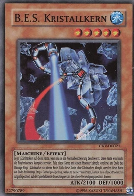 YuGiOh B.E.S. Kristallkern (V.1) CRV-DE021 Super Rare Good 1st - Bild 1 von 2