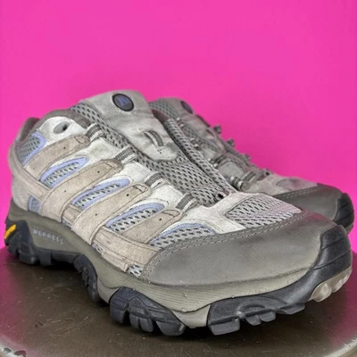 Merrell Moab 2 Vent Gris Gamuza Senderismo Zapato Zapatilla Bota - Falcon Talla 9 Foto 1 de 4