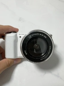 Sony a5000 Alpha 5000 white English tested all good Christmas - Picture 1 of 6