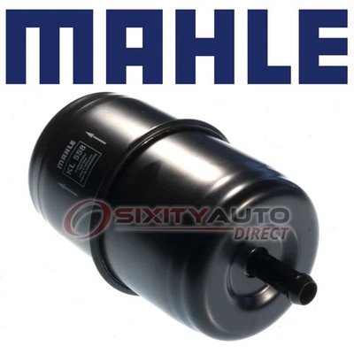MAHLE In-Line Fuel Filter for 1990-1991 Audi Coupe Quattro - Gas Pump Line zx Foto 1 de 4