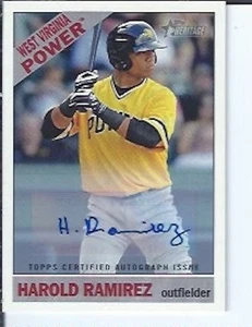 Harold Ramirez 2015 Topps Heritage Minors Real One Autograph - Picture 1 of 1