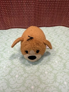 Disney Store Tsum Tsum Bruno Cinderella 3.5” Mini Plush Brown Dog Bloodhound - Picture 1 of 5