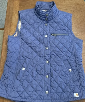 Carhartt Quilted Vest Women’s S Plaid Lined - Image 1 of 4