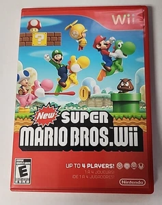 Super Mario Bros Nintendo Wii CIB Completo Muy Bueno - Imagen 1 de 5
