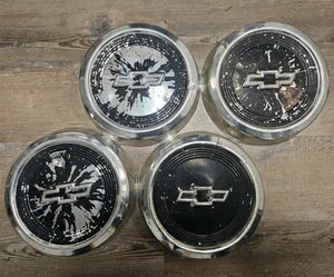 1985-1999 Chevrolet S10 Truck & Astro Van Dog Dish Wheel Hubcaps Set of 4 OEM GM - Picture 1 of 11