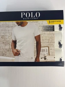 Polo Ralph Lauren NCCNP3 Classic Fit 100% Baumwolle Crew T-Shirt-XL 3er Pack 1F - Bild 1 von 2