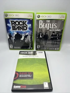 Rock Band 1, 2 und The Beatles - Microsoft Xbox 360 - Bild 1 von 3