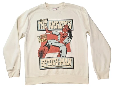 Amazing Spider-Man Mavel Comics Group 1962 cubierta de libro sudadera polar adulto L Foto 1 de 4