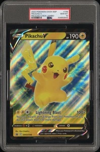 PSA 10 Pikachu V SWSH 198 JUMBO V Box Black Star - Picture 1 of 2