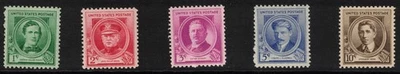 USA Scott 879-83 Mint Hinged (1940) - Image 1 of 2