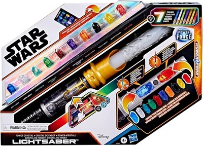 STAR WARS SPADA LASER LIGHTSABER CRISTALLO DEL POTERE HASBRO - Immagine 1 di 3