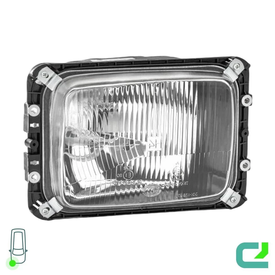 Faros Principales Derecho 24 V H4 Halógeno HELLA Para Mercedes-Benz T2/Ln1 Dump - Imagen 1 de 4