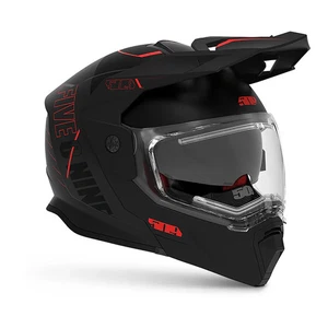 SALE 509 Delta R4 Ignite Helmet, Modular Snowmobile Helmet w Heated Shield Black - Bild 1 von 8