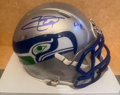 MINI CASCO BECKETT EARL THOMAS SEATTLE SEAHAWKS FIRMADO RETRO LOB Foto 1 de 2