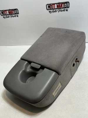 1997-2003 Ford F150 Center Console Jumpseat Armrest Single Cup Holder Gray OEM Foto 1 de 4