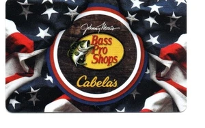 Cabela's Bass Pro Shop USA American Flag Gift Card No $ Value Collectible - Picture 1 of 1