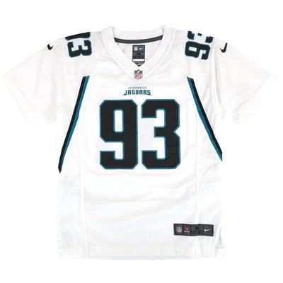 Tyson Alualu Jacksonville Jaguars NFL Nike Away White Youth Boys Game Jersey - Image 1 of 2