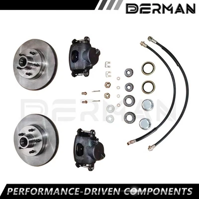 Disc Brake Spindle Components 1.25" Rotor 5 Lug Squarebody For 73-87 Chevy C10 Foto 1 de 4