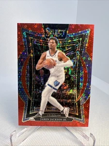 2024-25 Panini Select - Concourse Jaren Jackson Jr. #48 Red Disco Prizm /49 - Bild 1 von 2