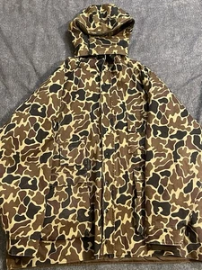 Woolrich 3XL Gore-Tex Tan Camo Hunting Parka Jacket Vintage USA Made Zip Liner - Picture 1 of 24