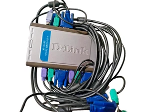 D-Link KVM-Switch DKVM-4K - 4-Port Profi PC-Umschalter DKVM4K - Bild 1 von 2