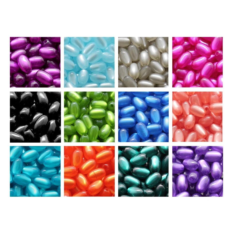 POLARIS Lucido Olive Perlen in 10 mm, 20 mm Größen viele Farben Lochgröße... - Bild 1 von 1