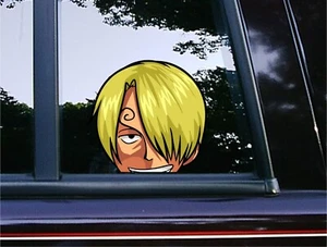 Sanji Peeker Peeking Bumper Window Vinyl Decal Anime One Piece Manga Stickers - Picture 1 of 4