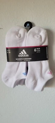 Adidas Mujer 6 Pares Calcetines Acolchados No Show. (139). Foto 1 de 4