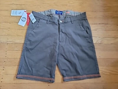 Ditch Plains Men's Olive Stretch Chino Shorts  Size 36 MSRP $69.50 - Image 1 of 4