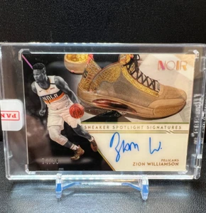 2020 Noir Zion Williamson Sneaker Spotlight Auto 74/99 - Pelicans - Picture 1 of 2