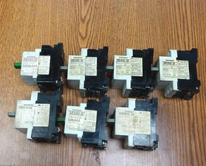 7 PC Assorted Siemens Motor Starter / Circuit Breaker: 3VE1000, 3VE1010 Germany - Picture 1 of 12