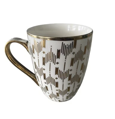 Taza de té de porcelana 10 Strawberry Street Coffe con toques de oro lavado a mano Foto 1 de 4