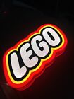 Lego Logo RGB LED Leuchtkasten (mit Fernbedienung + App Steuerung)
