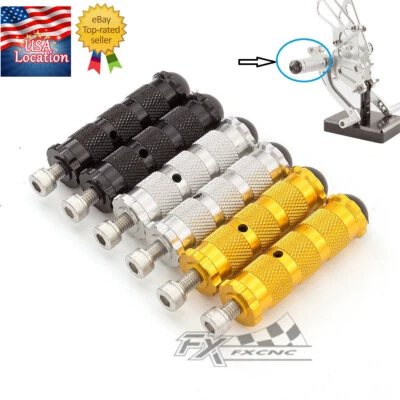 适用于雅马哈 R6 R1 R3 FZ-09 MT09 MT07 R7 FZ1 数控后置脚钉踏板脚钉 — 第 1/4 张图片