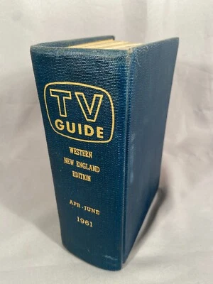1961  April-June Bound TV Guide Complete Western New England Lineups   #3 Foto 1 de 4