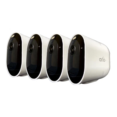 Sistema de seguridad inalámbrico para 4 cámaras Arlo Pro 4 2K HDR con visión nocturna a color Foto 1 de 4