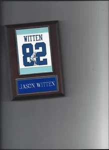 JASON WITTEN JERSEY PLAQUE DALLAS COWBOYS FOOTBALL NFL - Picture 1 of 1