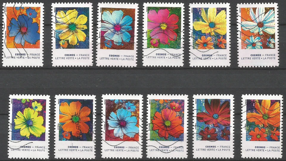 FRANCE 2020 Oblitéré : Fleurs Cosmos . - Image 1 of 1