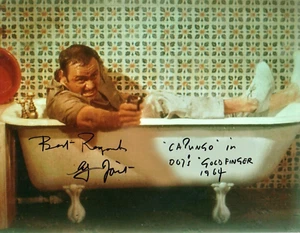 RARE ALF JOINT JAMES BOND AUTHENTIC AUTOGRAPH CAPUNGO GOLDFINGER COA 10-8 - Picture 1 of 1