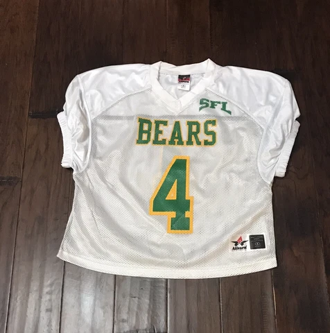 Alleson Athletic Adult Baylor Bears Football Jersey Sz. Small NEW #4 Cover